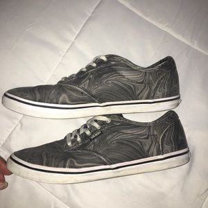 Gray marbled Vans size 7